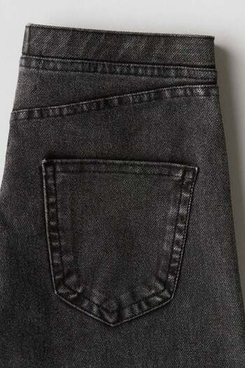 H&M Wide denim-look trousers