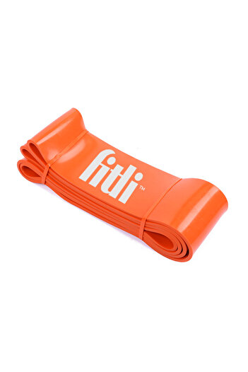 Fitli Elastic band, Latex, 208 cm, 41-103kg, Orange