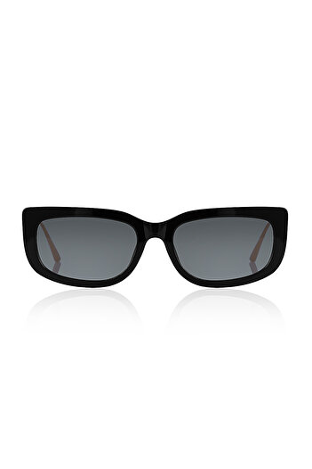 Kinary Uv400 Koruyucu Unisex Güneş Gözlüğü Siyah Metal Sap Model 1071