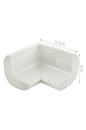 ideal STORE idealSTORE Foam Corner Protectors, Dimensions 5, 5x5, 5x3 cm, Soft Foam, Waterproof and Flexible