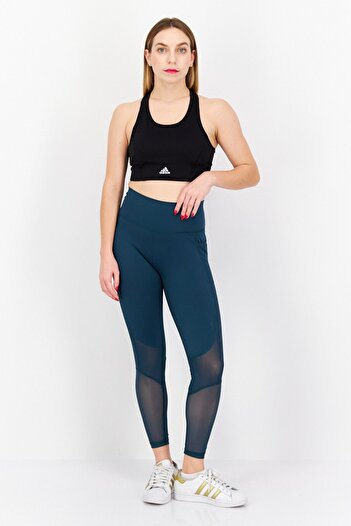 adidas Women Sportswear Fit Brand Logo Training Tight, Teal Green