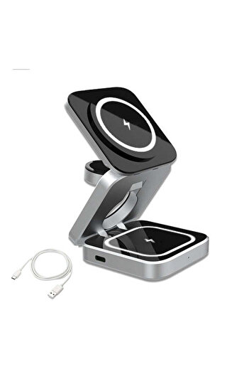Loowoko PB11 3 in 1 universal foldable wireless charging station - New Product