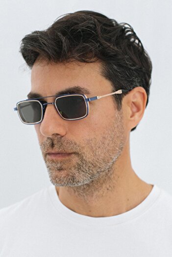 Bilge Karga Sion Navy Gold Black Men's Sunglasses