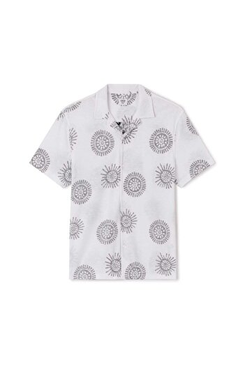 MASTIFF Patterned Short Sleeve Shirt