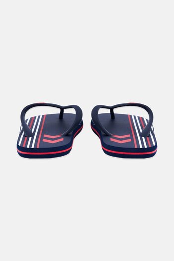 hummel Kids Boy Brand Logo Flip Flop Slippers, Navy