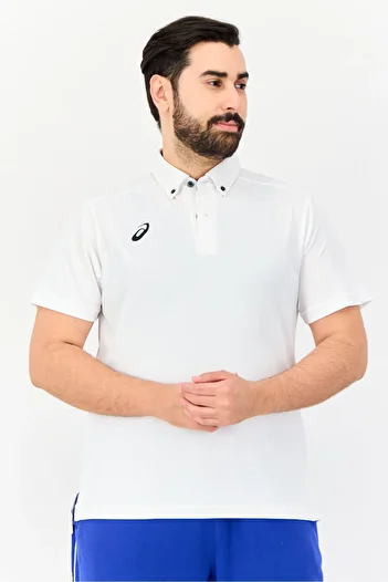 Asics Men Sportswear Fit Short Sleeve Outdoor Polo Shirt, White