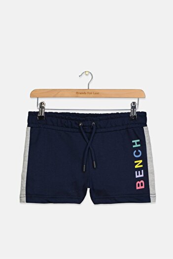 BENCH Kid Girls Graphic Basic Shorts, Navy