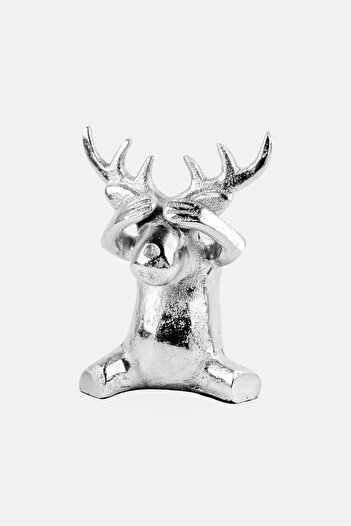 Boltze Aluminum Elcho Figurine Deer, Silver