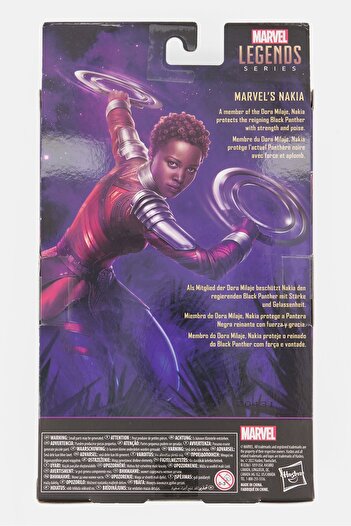 Hasbro Black Panther Legends Series Nakia Action Figure, Red Combo