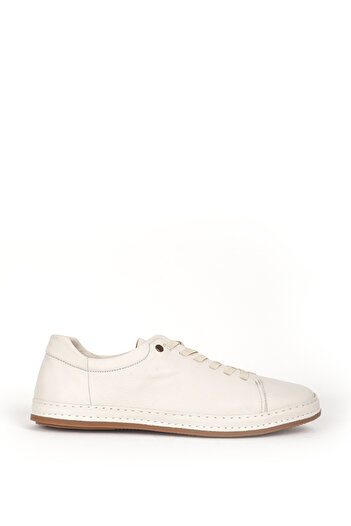 Dericlub Dericlub Men's Lace-Up Comfort Casual Shoes Real Leather Fr 245531 Beige