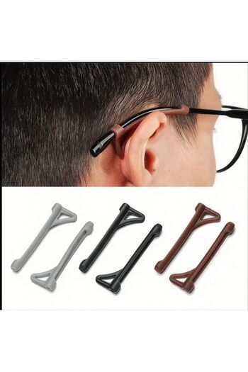 VENTİ VENTİSCA Anti-Slip/Anti-Shift Glasses Silicone Behind-Ear New Style, Glasses Ear Holder 1 Pair Brown