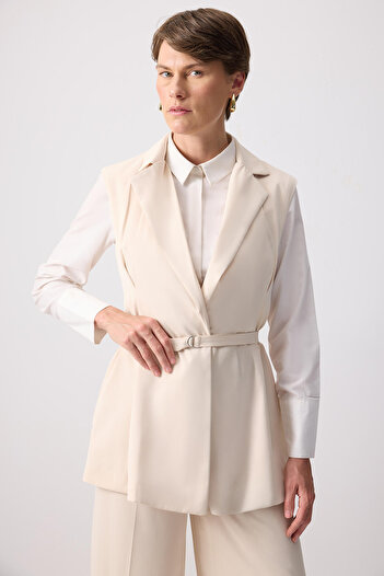 Touché Privé Pleated Double Breasted Vest Pants Suit