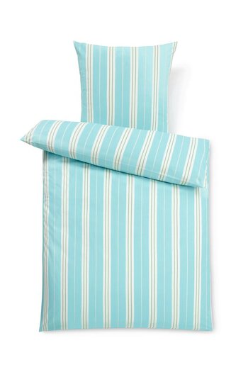 Tchibo King 2 Pieces Premium Cotton Bed Linen With Pillow Case Set, Multicolor