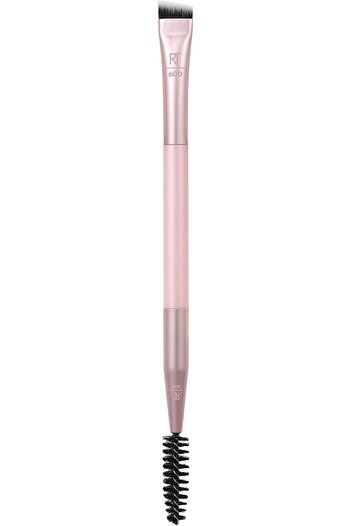 Real Techniques Dual-Ended Brow Brush, For Shaping & Filling, Travel-Friendly Spoolie