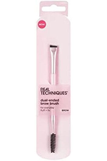 Real Techniques Dual-Ended Brow Brush, For Shaping & Filling, Travel-Friendly Spoolie