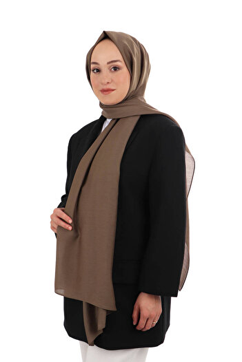 Bursa İpek Brown Paris Silk Shawl