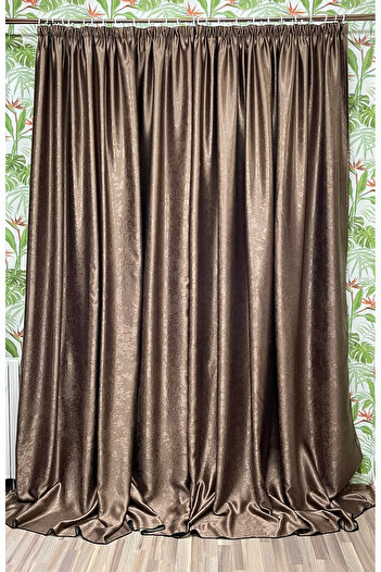 Liz Line Set of two blackout curtains, with drapery, various sizes and colors, from the "Monocrom" range by Liz Line