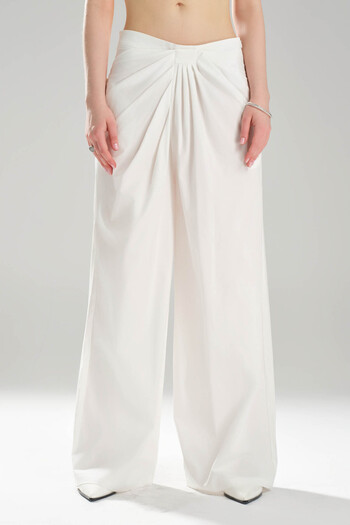 tw3 Women's Fold Detailed Design Wide Leg Trousers