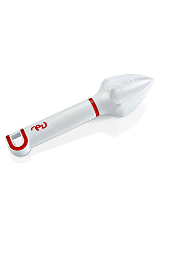 SİHİRLİ AYAKLAR Red White Sturdy Plastic Red Citrus Juicer 20 cm 100% Abs