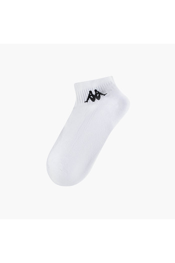 Kappa Set of 3 - Striped Ankle Length Half Terry Socks