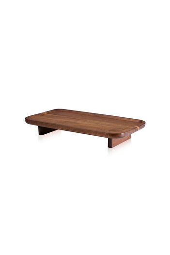 The Mia Natura Acacia Footed Service 31X16X7 cm