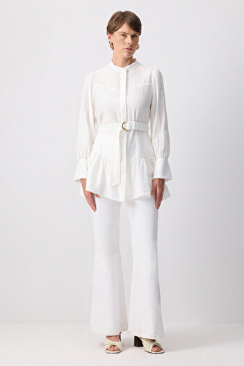 Touché Privé Belted Viscosin Shirt