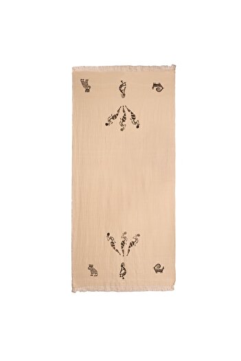 RH Rosehan African Patterned Multi-Purpose Muslin Peshtemal, Quick Dry Beach and Bath Towel, 100 X 200 cm