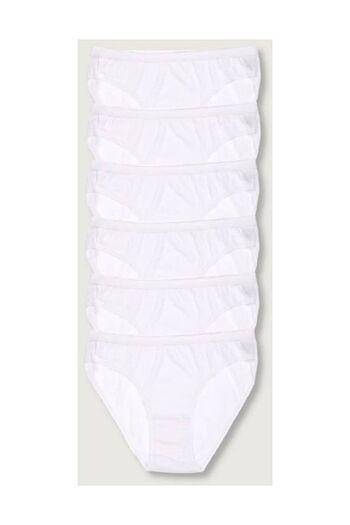 Elfin Women's Black and White 6 Pack Panties Elf568T0F555Ccm6