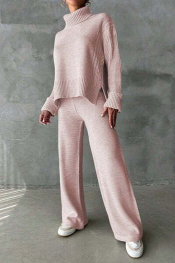 StreetWear Outlet Trening Dama, Bluza Cu Guler Si Pantaloni Talie Inalta