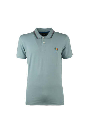 Paul Smith Paul Smith Light Blue Stretch Cotton Polo Shirt