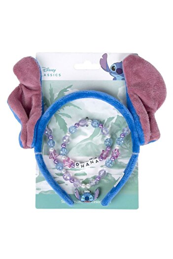 Echos Stitch Jewelry Set, 3 Pieces, Blue and Purple