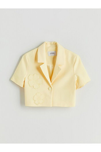 LC Waikiki Peak New Season Floral Girl's Crop Jacket
