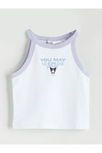 LC Waikiki Νέα σεζόν Halter γιακάς Kuromi Printed Girls Crop Singlet - S5PT04Z4