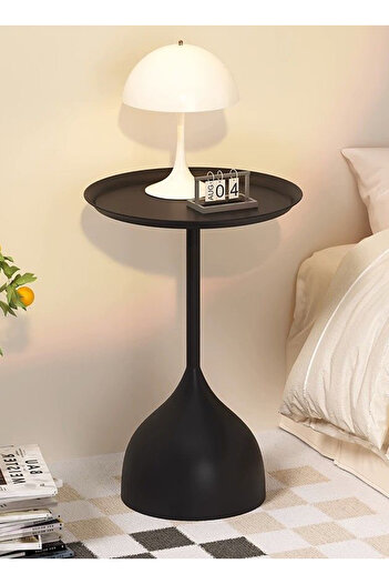 sharpdo Retro Style Sofa Side Table Coffee Table Living Room Balcony Bedroom Side Table 40*40*60 Cm