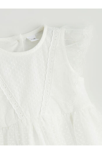 LC Waikiki New Season Crew Neck Girls' Lace Dress - S5Pp87Z1