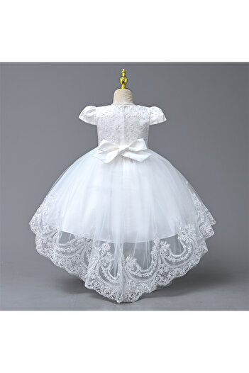 ddaniela D' Daniela - Delia Flower Party Dress White with headband