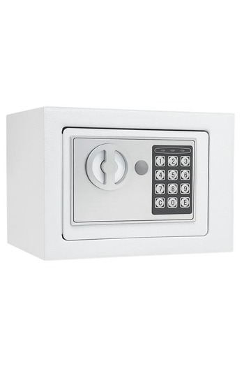Primo Plus Digital Electronic Safe White 27X22x23 cm
