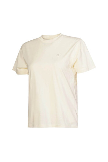 hummel T- Pulse Co Regular Ecru Women's T-Shirt 912261-9157