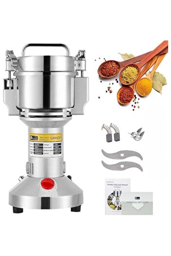 Generic Grain Mill Grinder150g, High Speed Electric Stainless Steel Pulverizer