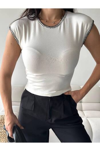 REWCO Thick Strap Shepherd Stitched Blouse