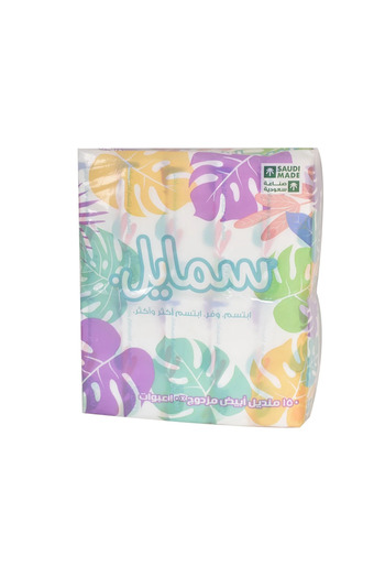 SMILE Facial Tissues - 10 Nylon Boxes * 150 Double