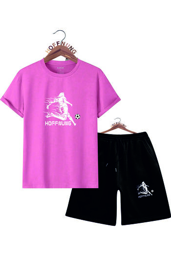 HOFFNUNG Unisex Men/Women Crew Neck Hoffnung Football Player Printed Bottom Top Tracksuit Suit