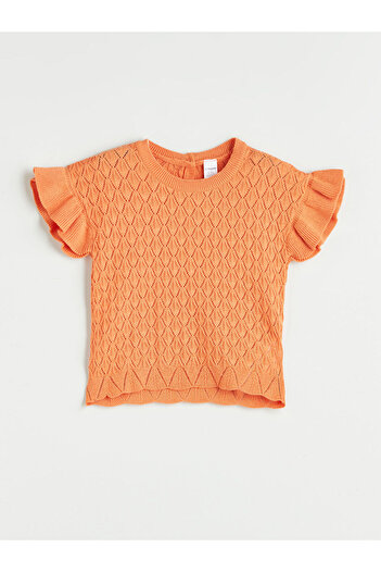 LC Waikiki Peak New Season Short Sleeve Girls' Knitwear Sweater