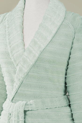 Özdilek Sadem Organic Linden Shawl Collar Bathrobe
