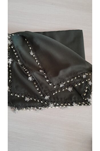 Papatyam Handcrafted Needlework Writing/Needlework Embroidery/Yemeni Needlework/Handcrafted Dowry Cheesecloth/100X100/Cenk