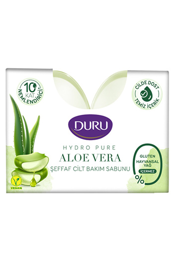 Duru H.Pure Bath Soap 2X135G Aleovera