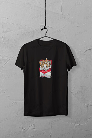 feinas Men's Tshirt - Ciga Cat