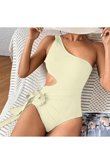 EZRA Women's Swimsuit One Shoulder Recovery Effective Women's Swimsuit