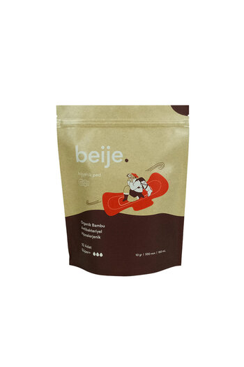 beije Organic Bamboo Super+ Pad 10 Pcs