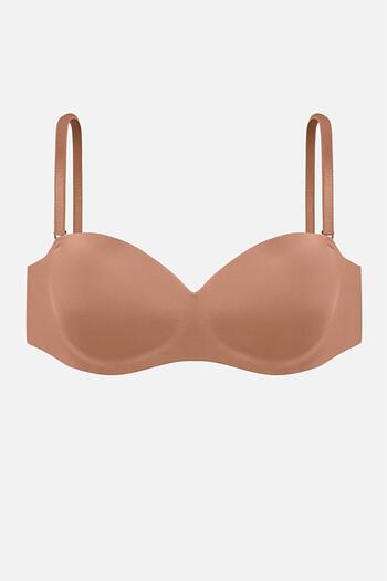 Wonna Σουτιέν Lotus Lazer Δίχτυς Push Up - 2818 - Χάλκινο Καφέ